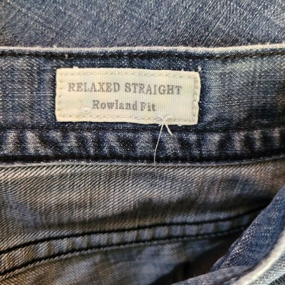 Vintage Guess Jeans Los Angeles 1981 Relaxed Straight Rowland Fit Whiskered 36W - Picture 12 of 12